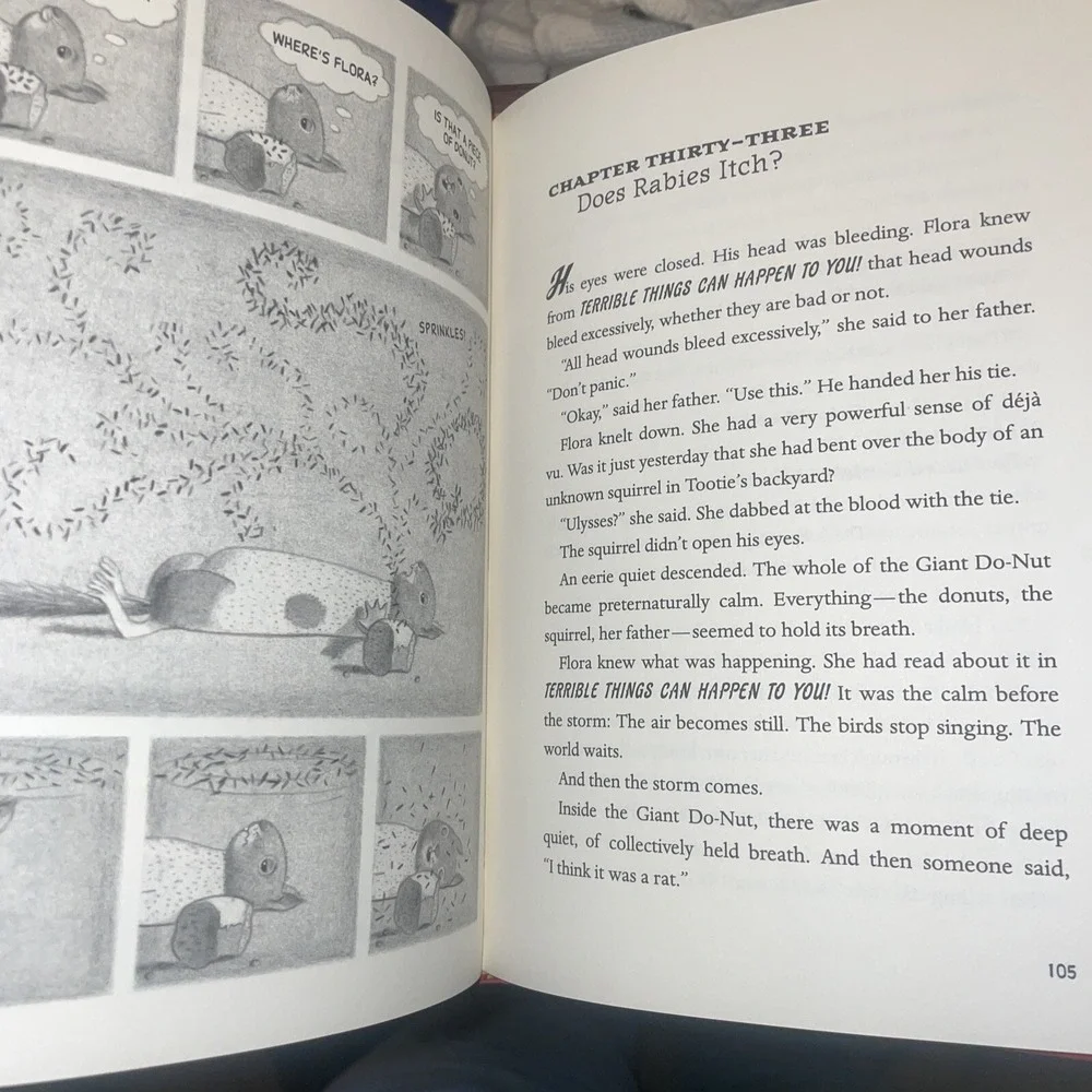 Two‎ New berry Award Junior Books - The Perilous Road & Flora & Ulysses